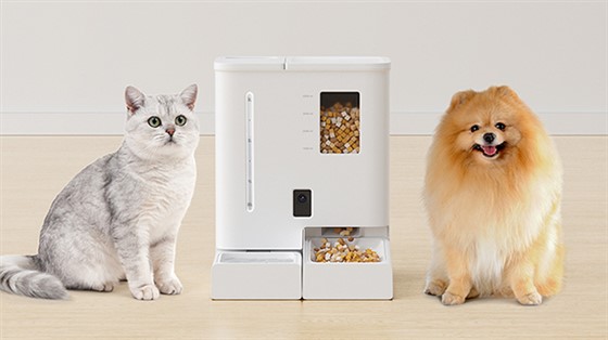 家庭宠物双仓喂食器